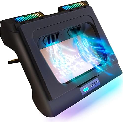 KLIM Everest Laptop Cooling Pad | New | Powerful Turbo-Fan 4300 RPM Laptop Cooler | Sealed Foam for Maximum Performance | Avoid Overheating and Protect…