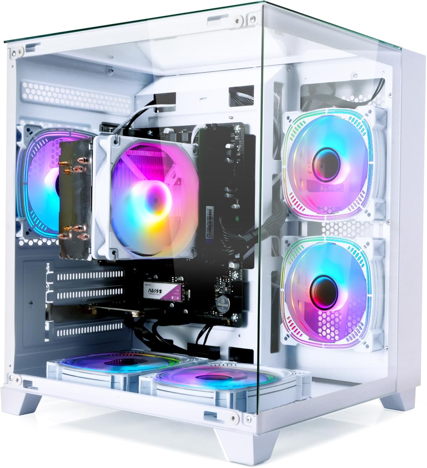 LXZ Desktop Computer, R5 5600G, 4.4GHz, 16GB DDR4, 1TB NVMe SSD